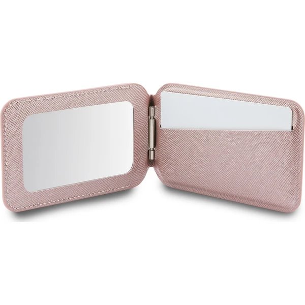 Karl Lagerfeld Mirror MagSafe Cardslot Peněženka se Stojanem růžová