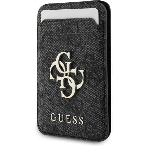 Guess PU 4G MagSafe Cardslot Peněženka se Stojanem černá