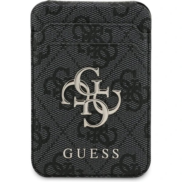Guess PU 4G MagSafe Cardslot Peněženka se Stojanem černá