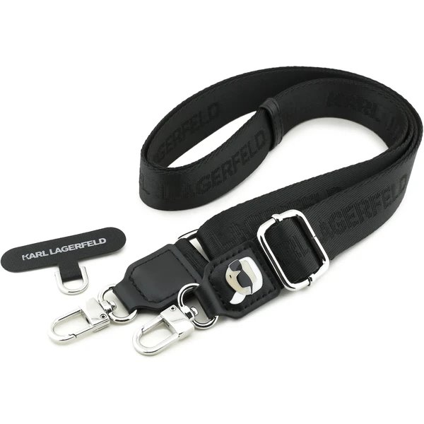 Karl Lagerfeld Universal Crossbody Popruh Karl Patch černý