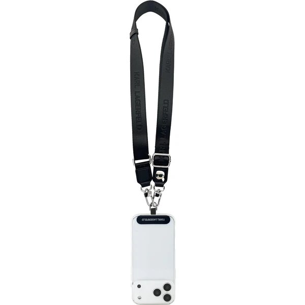 Karl Lagerfeld Universal Crossbody Popruh Karl Patch černý