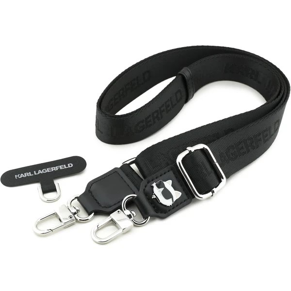 Karl Lagerfeld Universal Crossbody Popruh Choupette Patch černý