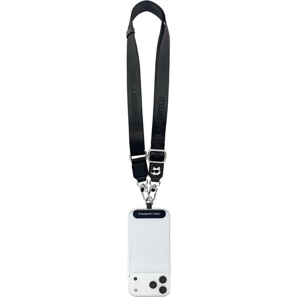 Karl Lagerfeld Universal Crossbody Popruh Choupette Patch černý