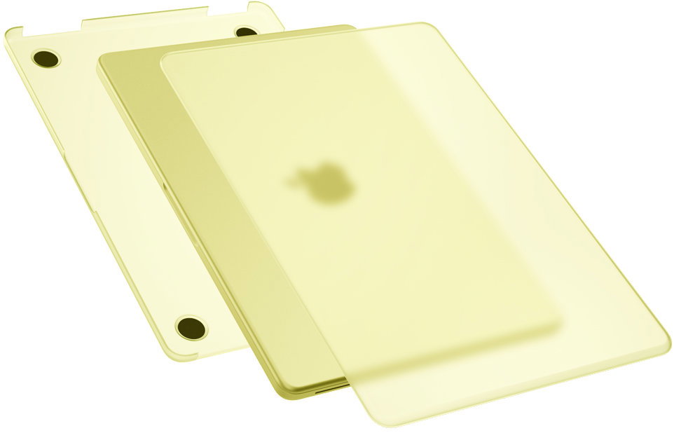 Epico Slim Shell MacBook Neo 13" - matná citrusovo žltá