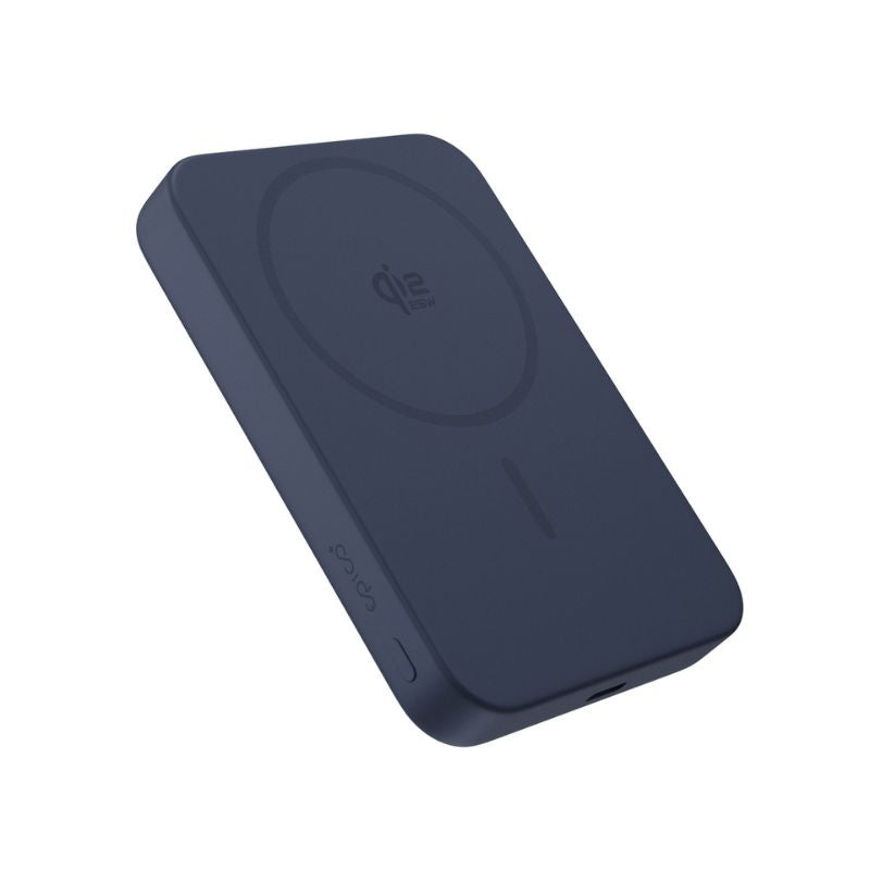 Epico UltraPack Qi2 25W Slim 10000mAh hliníková Mag+ bezdrôtová powerbanka EM75 - tmavo modrá