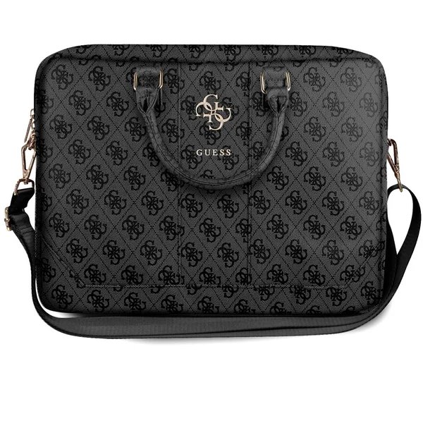 Guess PU 4G Metal Logo Taška na MacBook 15/16" šedá