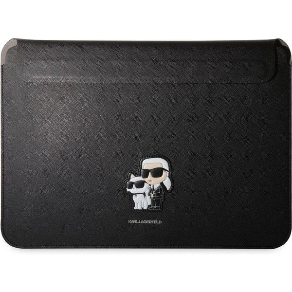 Karl Lagerfeld Saffiano Karl and Choupette Púzdro na MacBook 13/14" čierne