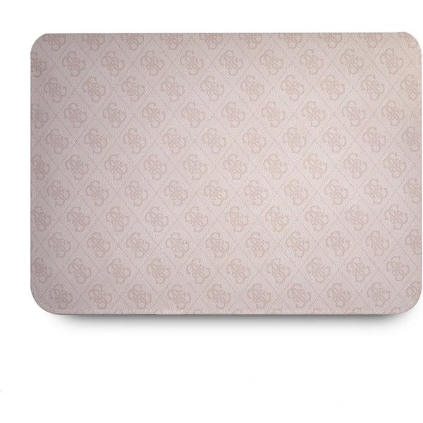 Guess PU 4G Metal Logo Púzdro na MacBook 13" ružové