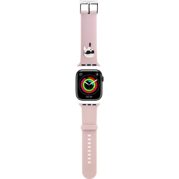 Karl Lagerfeld Karl Head NFT Remienok pre Apple Watch 38/40/41 ružový
