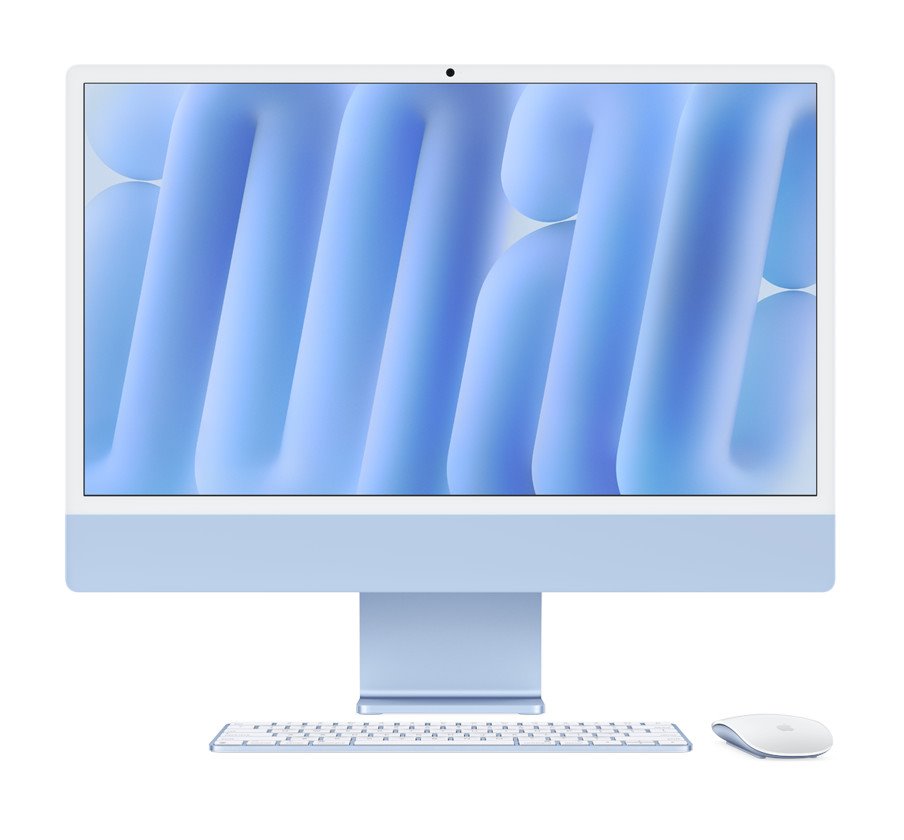 CTO iMac 24" 4.5K Apple M4 8-c CPU/8-c GPU/16GB/256GB/RJ+ Modrý NUMCZ