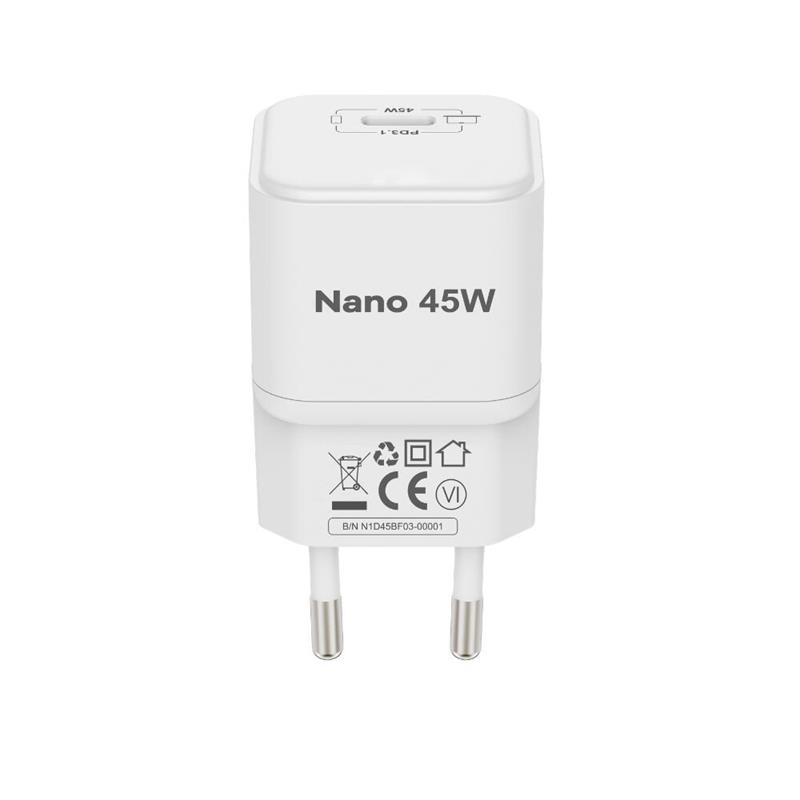 Cubenest PD Nano Adapter 45W N1D45 - biela