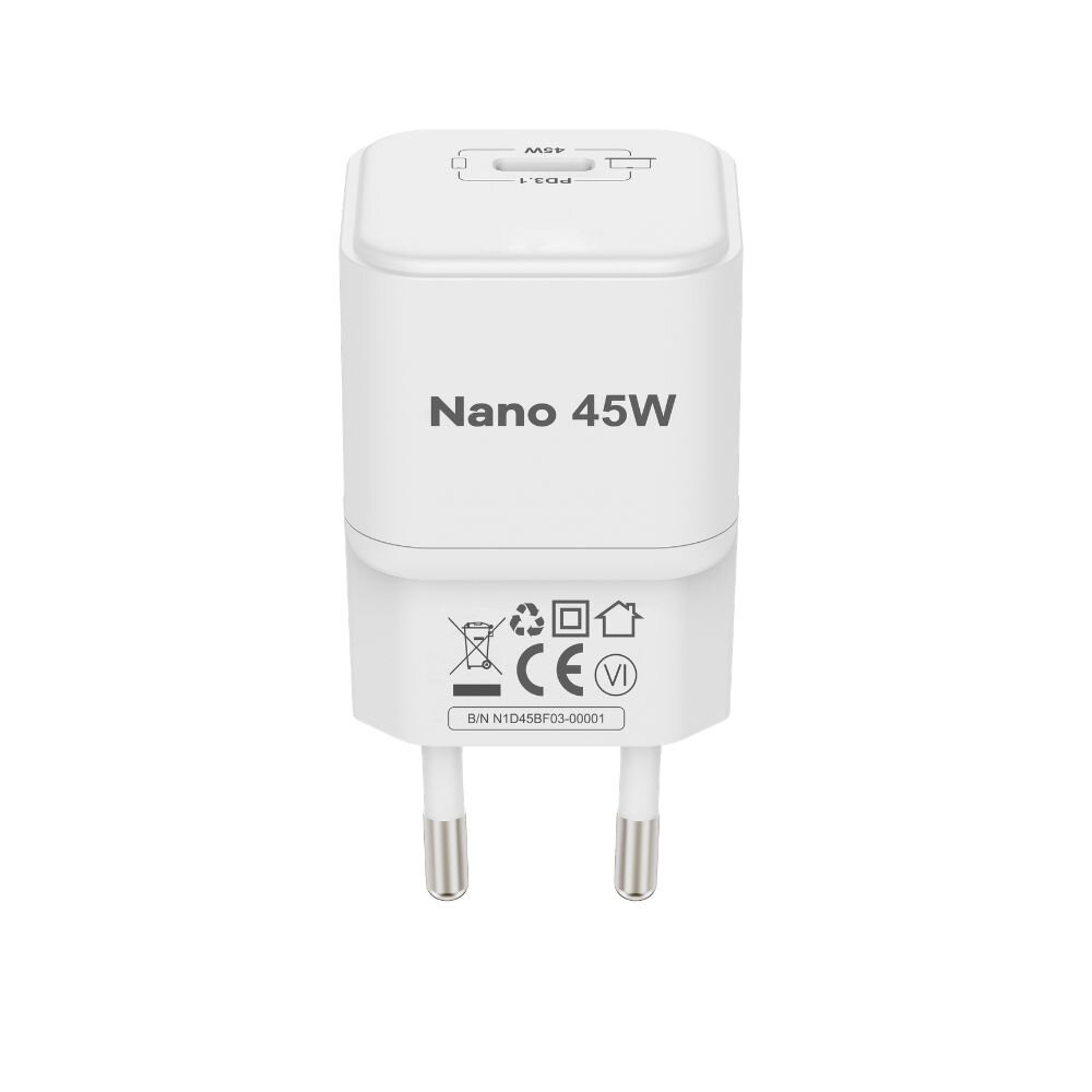 Cubenest PD Nano Adapter 45W N1D45 - biela