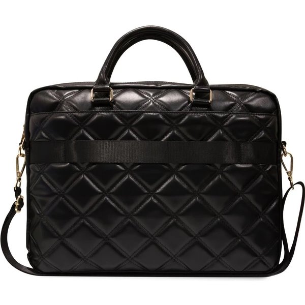 Guess PU Quilted 4G Metal Logo Taška na MacBook 15/16" čierna