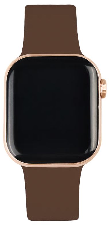 iDeal Silicone Watch Band 38/40/41/42 S-M Mocha Mousse