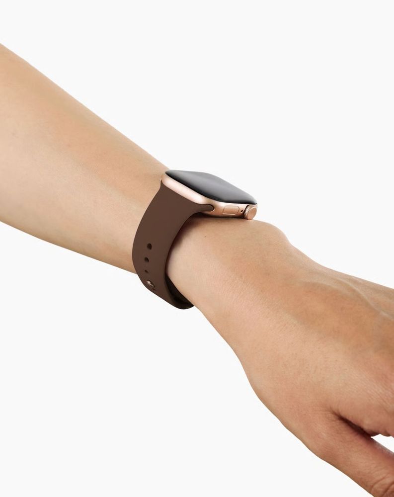 iDeal Silicone Watch Band 38/40/41/42 S-M Mocha Mousse