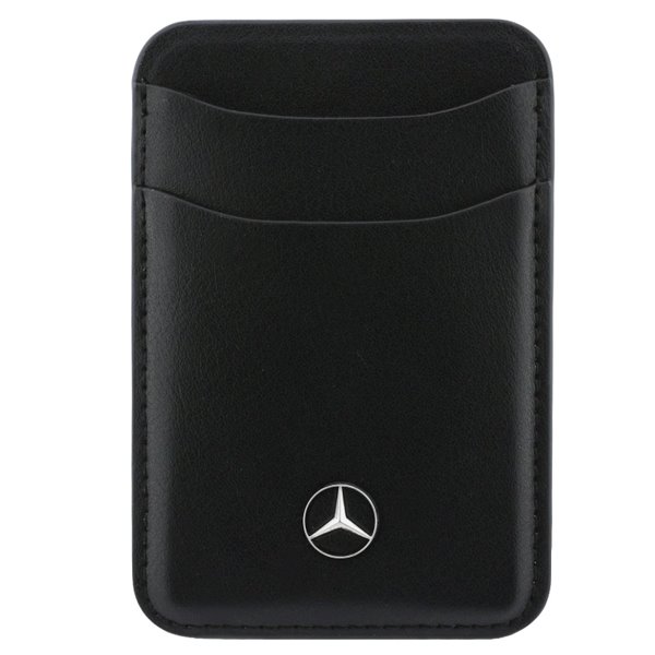 Mercedes PU Leather MagSafe Card Holder Peňaženka čierna
