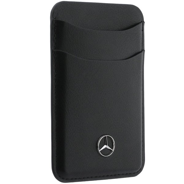 Mercedes PU Leather MagSafe Card Holder Peňaženka čierna