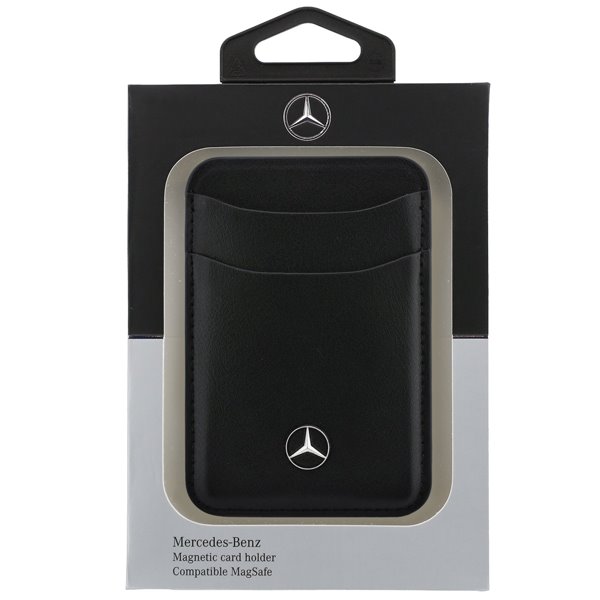 Mercedes PU Leather MagSafe Card Holder Peňaženka čierna