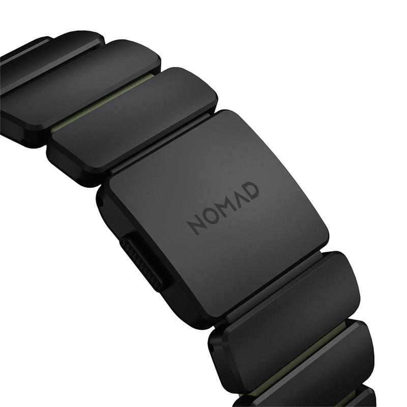 Nomad remienok Stratos pre Apple Watch 44-49mm - Forest Green/Black Hardware