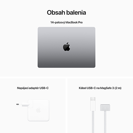 MacBook Pro 14" M2 Max 12C CPU 30C GPU 32 GB/1 TB kozmická sivá SK *Použitý s DPH - Trieda B*