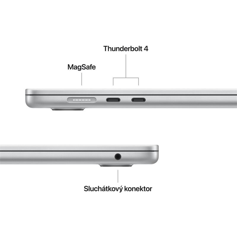 CTO MacBook Air 15" Apple M5 10core CPU 10core GPU 24GB 512GB 35W Stříbrný CZ