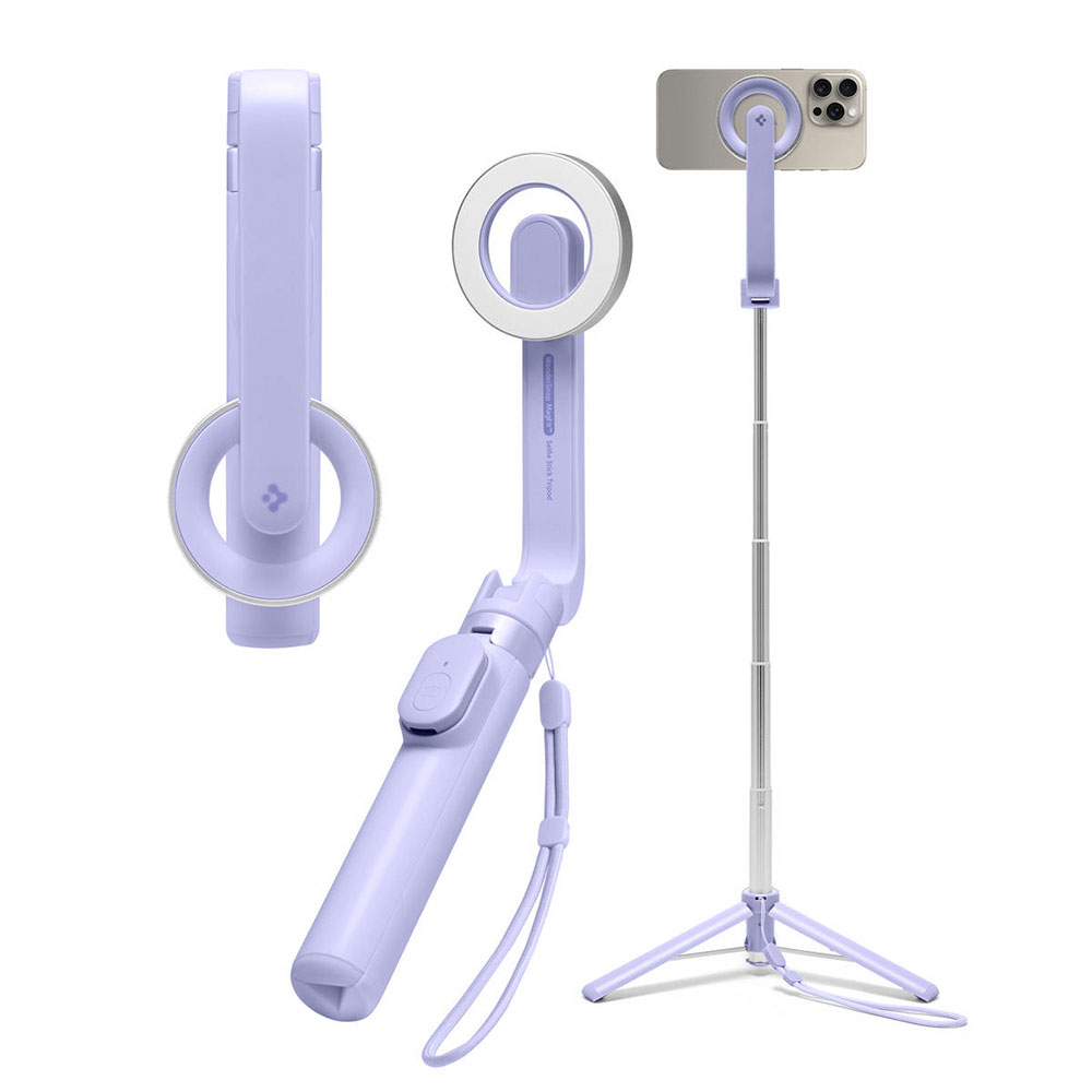 Spigen Selfie Stick Tripod Magsafe - Lavender