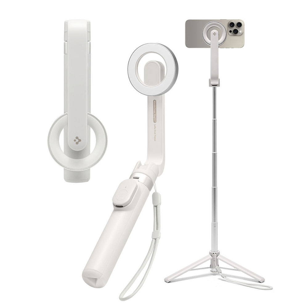 Spigen Selfie Stick Tripod Magsafe - Dune Beige