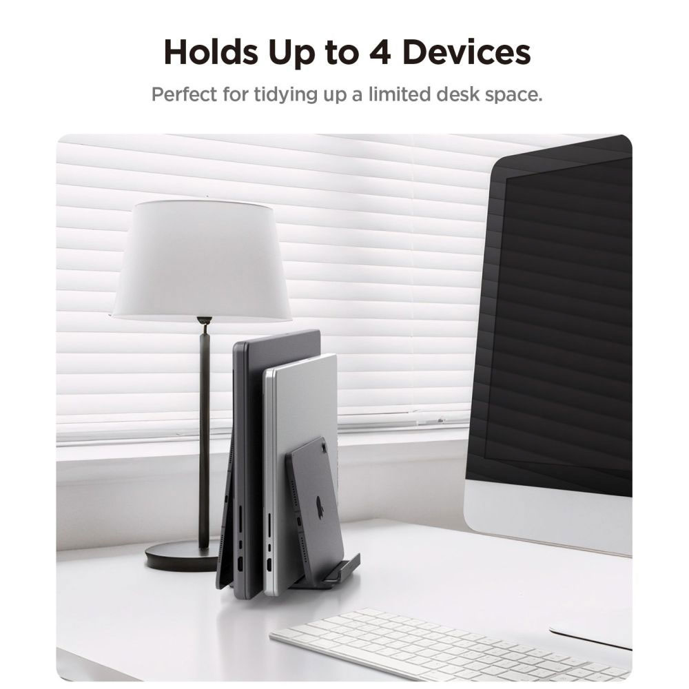 Spigen stojan Vertical Laptop Stand - Space Gray