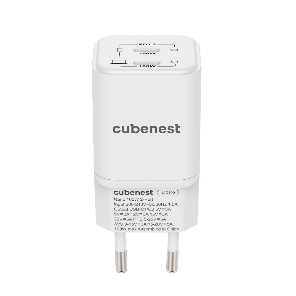 Cubenest PD Nano Adapter 100W - biela