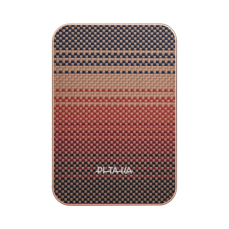 Pitaka Aramid Fiber Magnetic Power Bank Qi2 10 000 mAh - Sunset