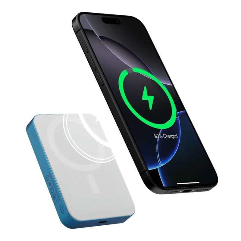 Pitaka Aramid Fiber Magnetic Power Bank Qi2 10 000 mAh - Lucid Blue