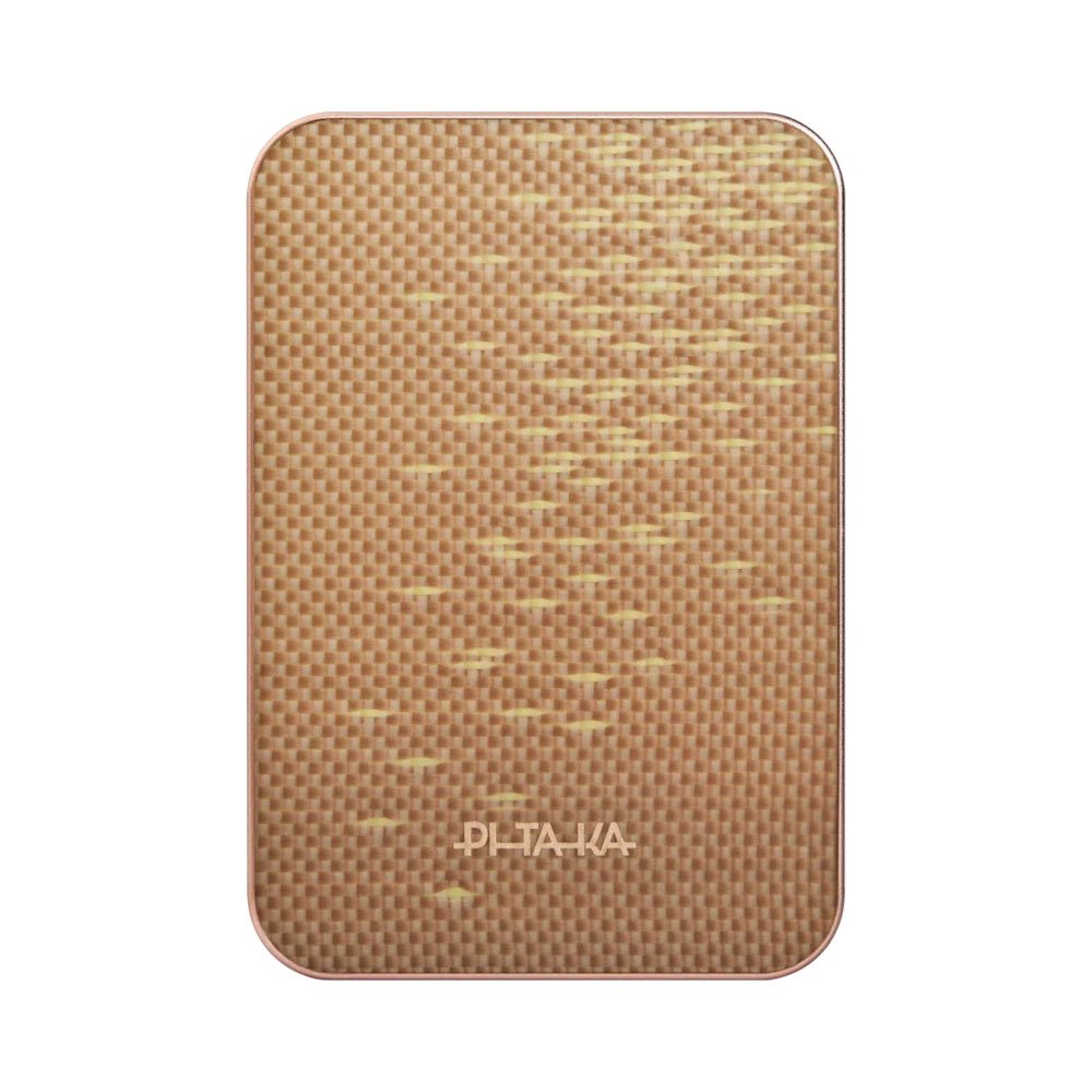 Pitaka Aramid Fiber Magnetic Power Bank Qi2 10 000 mAh - Golden Glint