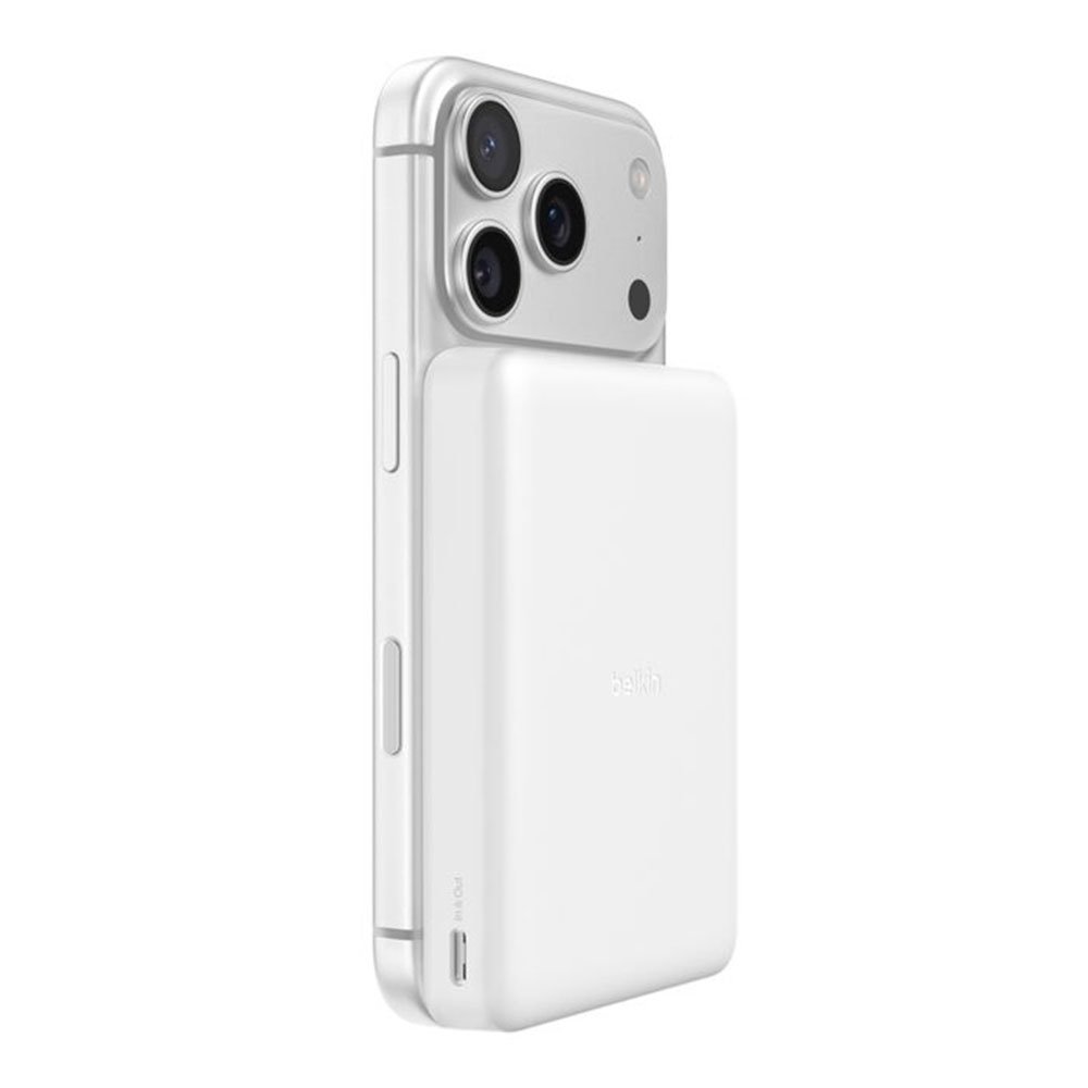Belkin Boost Charge Slim Magnetic Powerbank 10K - White