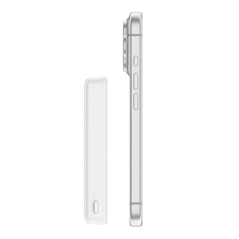 Belkin Boost Charge Slim Magnetic Powerbank 10K - White