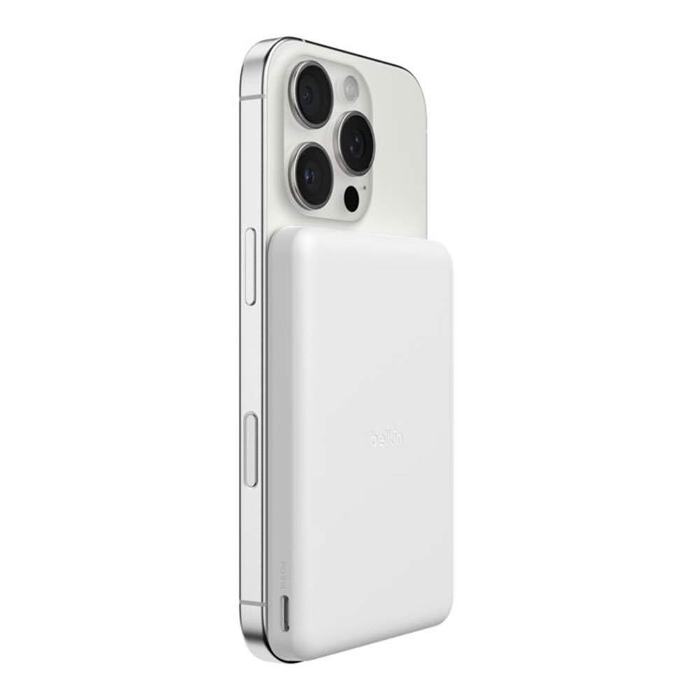 Belkin Boost Charge Slim Magnetic Powerbank 5K - White