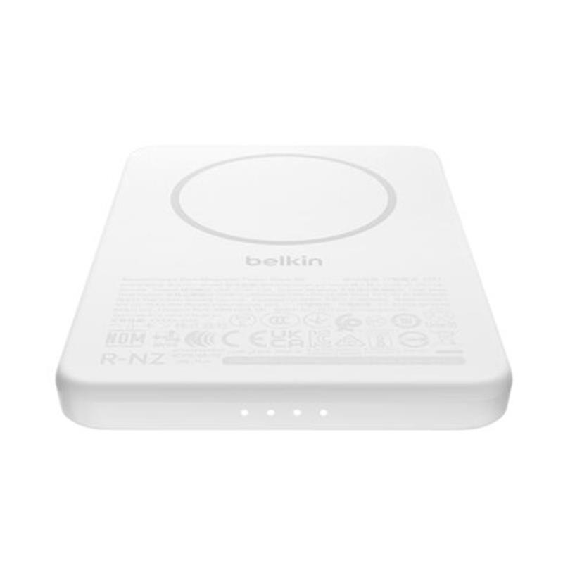 Belkin Boost Charge Slim Magnetic Powerbank 5K - White