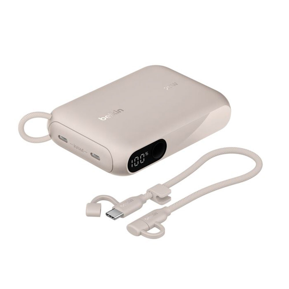 Belkin Boost Charge Powerbank 10K with Display - Sand