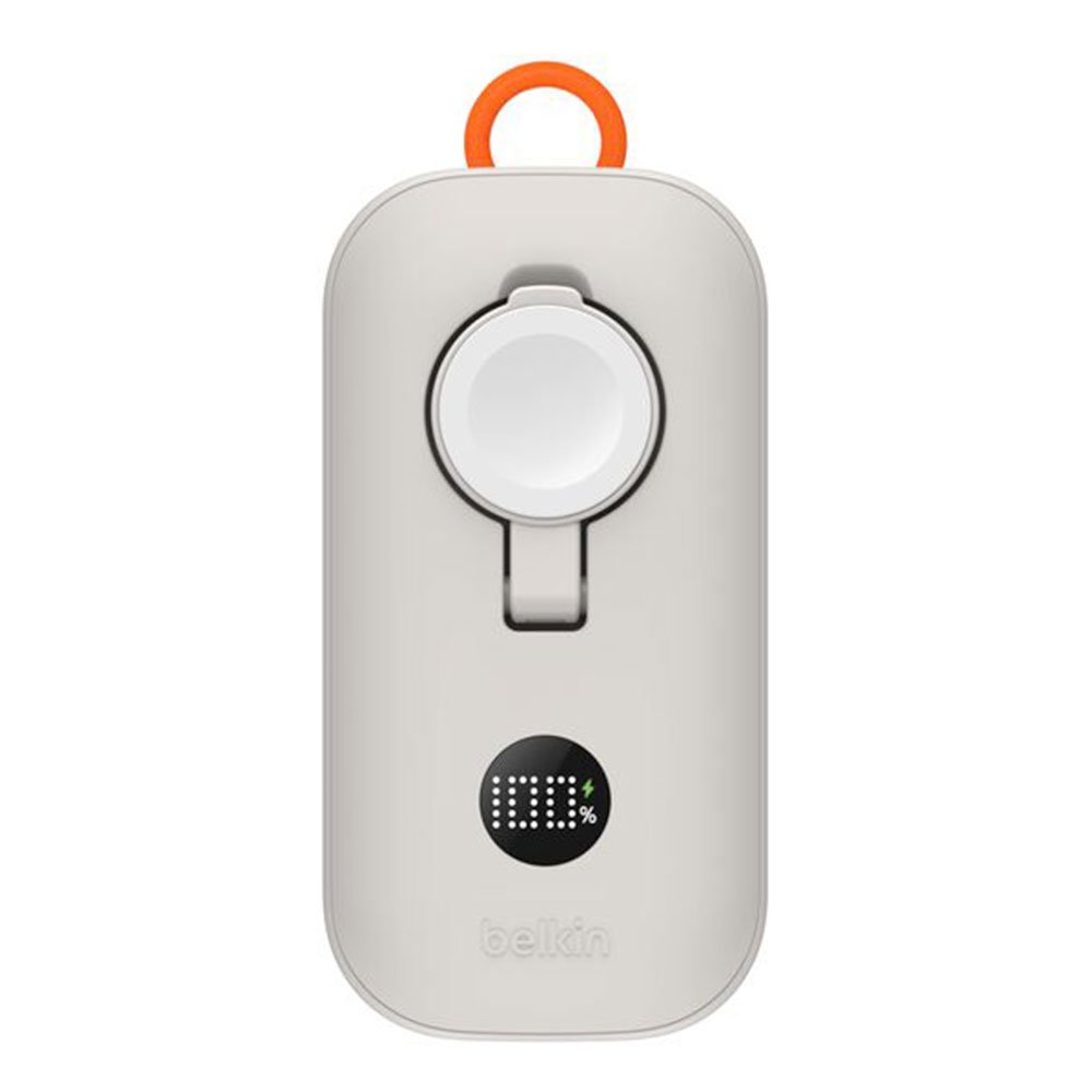Belkin Boost Charge Pro Powerbank 10K with Apple Watch Charger - Sand