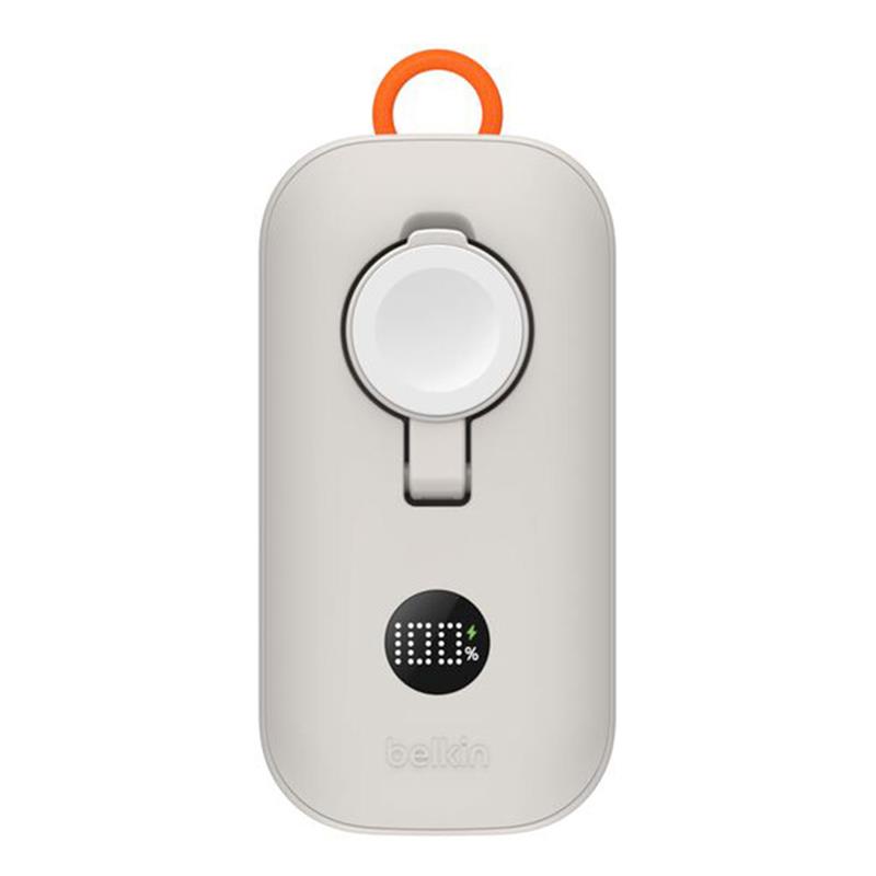 Belkin Boost Charge Pro Powerbank 10K with Apple Watch Charger - Sand