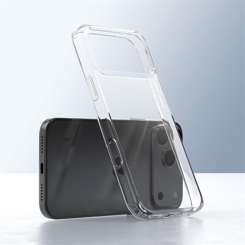 Devia kryt Pure Clear Shockproof Case pro iPhone 17 Pro Max-Clear