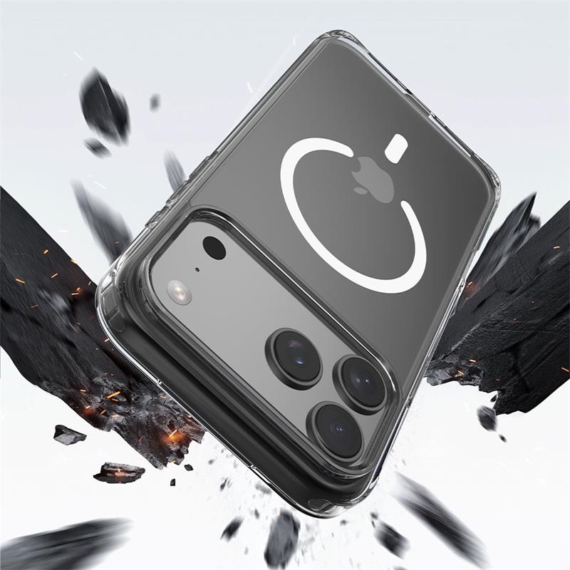 Devia kryt Pure Clear Shockproof Magnertic Case pro iPhone 17-Clear