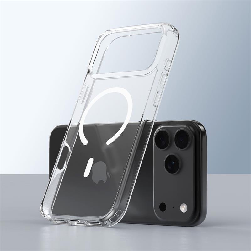 Devia kryt Pure Clear Shockproof Magnertic Case pro iPhone 17-Clear