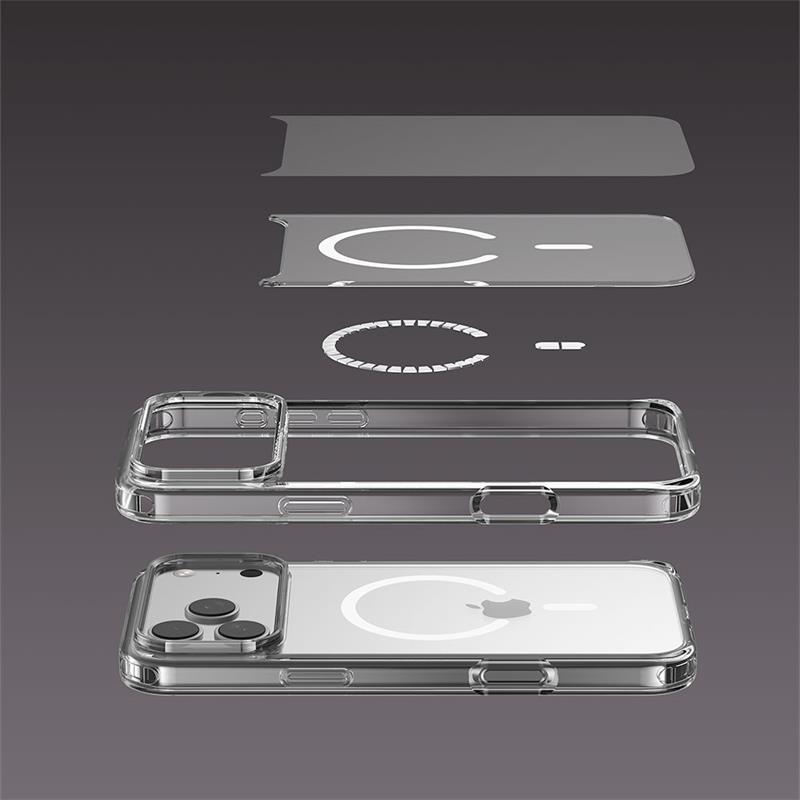 Devia kryt Pure Clear Shockproof Magnertic Case pro iPhone Air-Clear