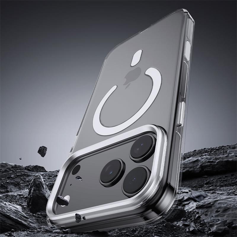 Devia kryt Crystal Shockproof Magnertic Case pro iPhone 17 Pro Max-Clear