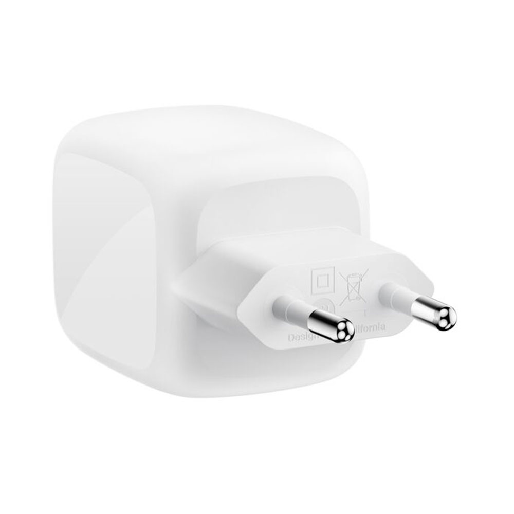 Belkin Boost Charge Pro Dual USB-C GaN Wall Charger 67W - White