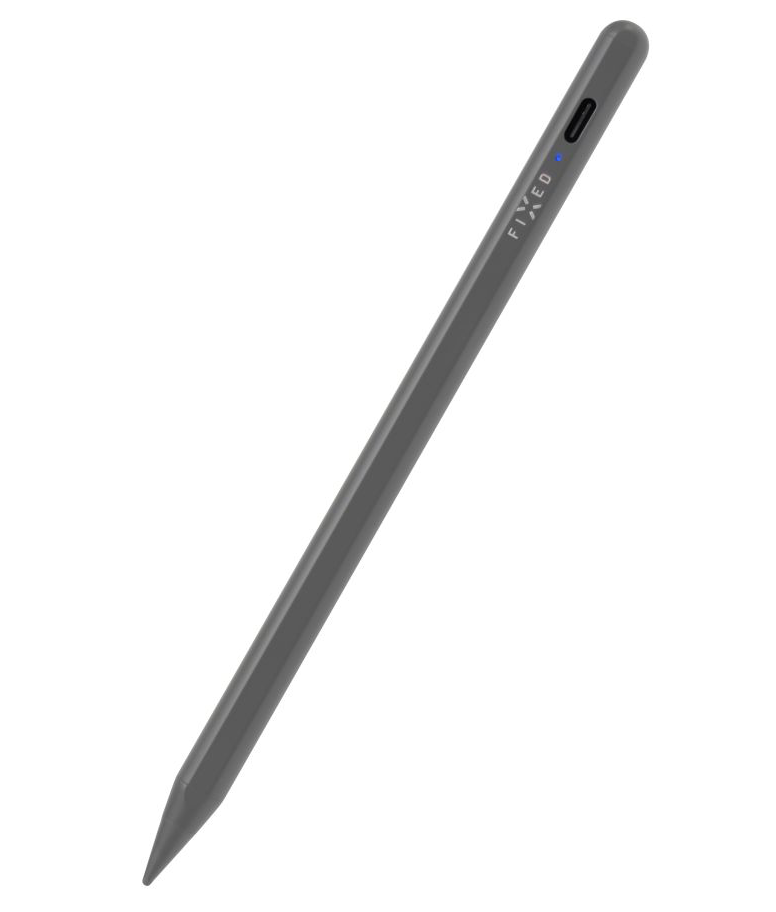 FIXED aktivní stylus Graphite Uni s magnetem pro kapacitní dotykové displeje, šedý *Rozbaleno*