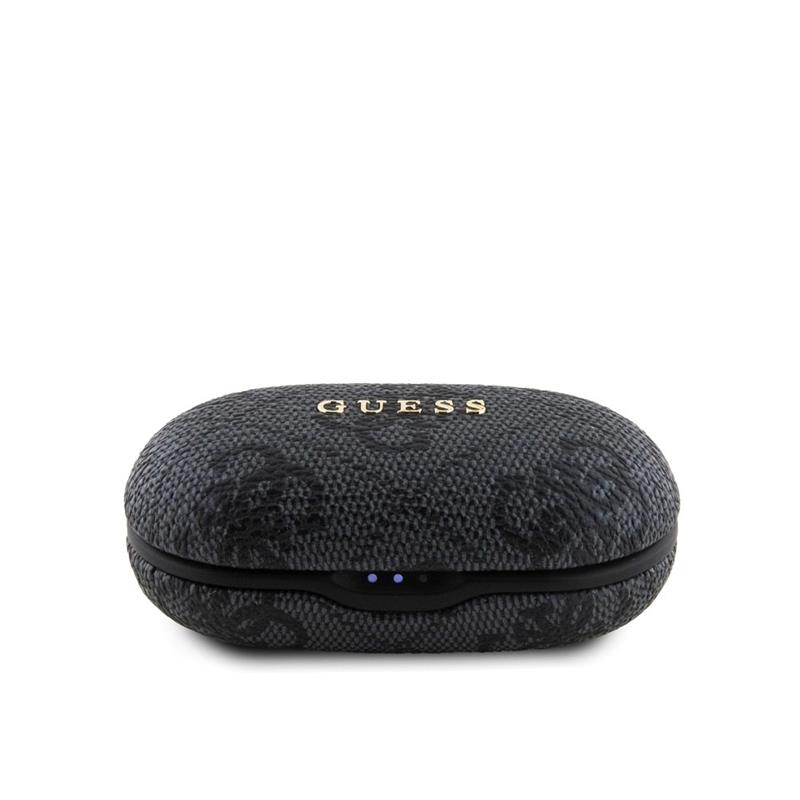 Guess PU 4G Metal Logo TWS Bezdrôtové Slúchadlá čierne