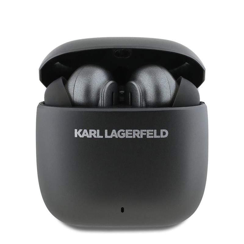 Karl Lagerfeld Saffiano Metal Logo ANC/ENC Bezdrôtové Slúchadlá čierne