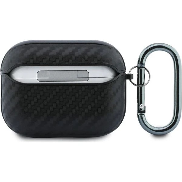 Red Bull PU Karbonové Pouzdro pro AirPods 3 Pro černé