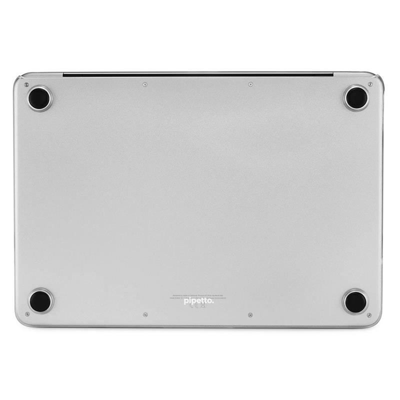 Pipetto kryt Hardshell Clear Case pre Macbook Air 13" M2//M3/M4/M5 - Frosted  Clear